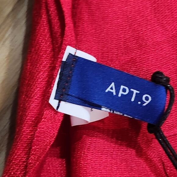 💜NWT Apt 9 Geisha Red Rayon Lightweight Wrap/Shawl/Scarf - Picture 7 of 9